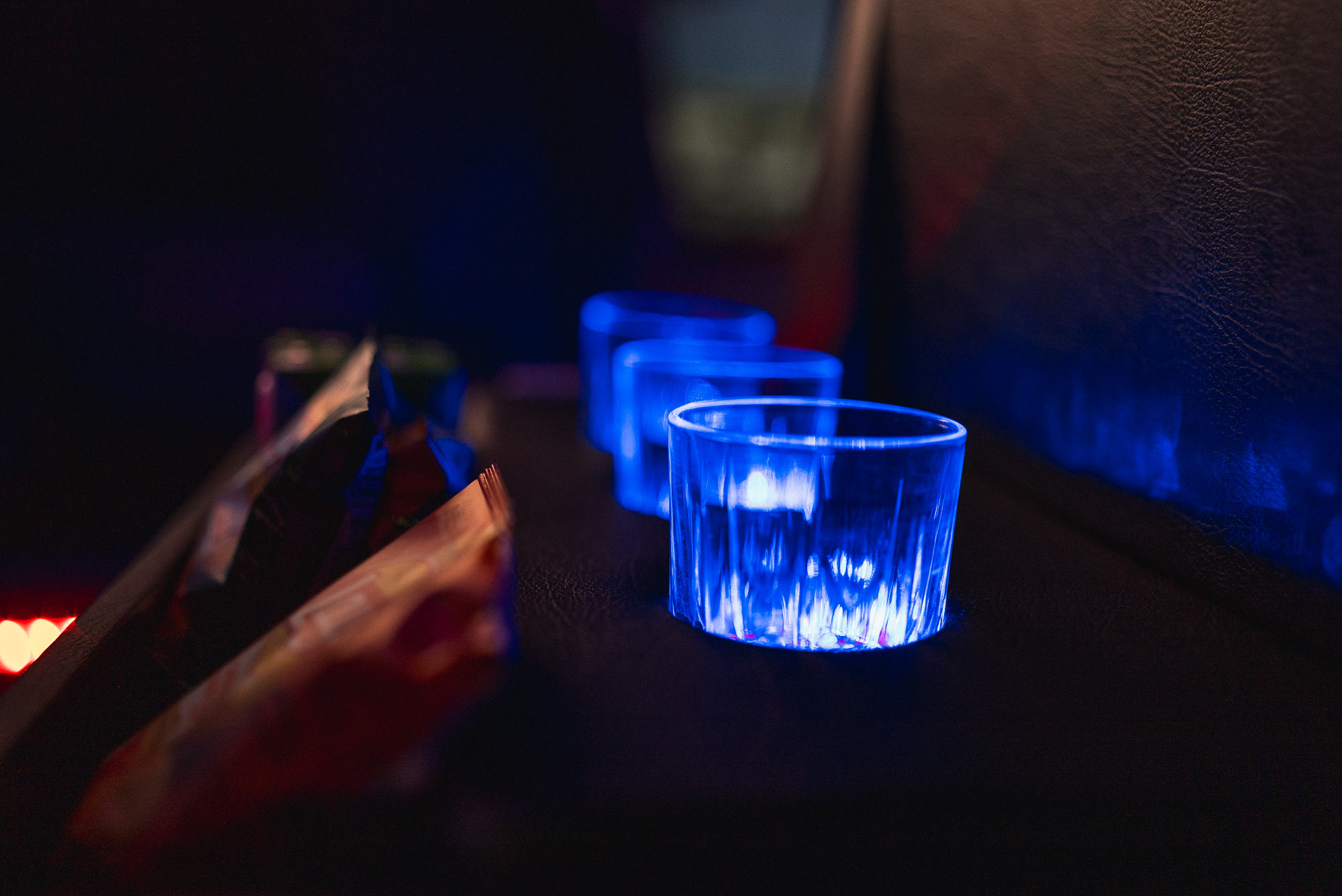 Cup holders and amenities